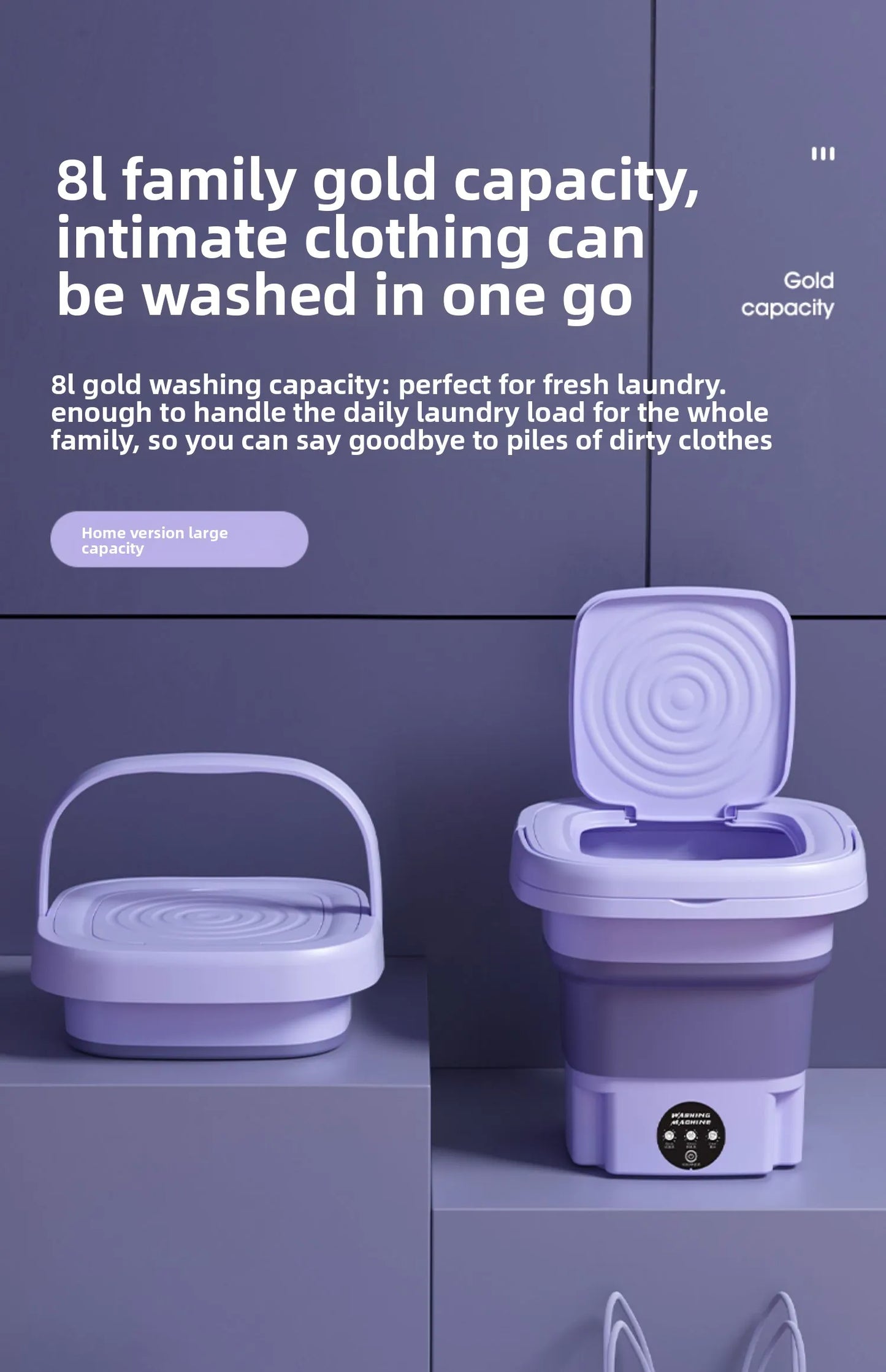 QuickSpin Portable Washer